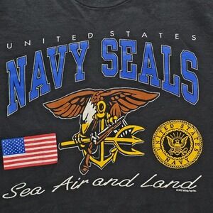 Vintage 90's Navy Seals T Shirt  Single Stitch Made In The USA Anvil Tag L